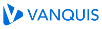 This is the Vanquis Bank Loans logo (Blue)
